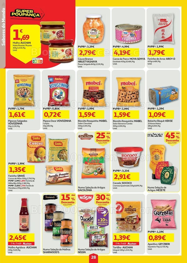 Antevisão Folheto AUCHAN Super Poupança Promoções de 30 julho a 5 agosto